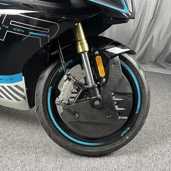 Carbon Fiber Front Brake Disc Protective Cover For CFMOTO 450SR 2023 Motorcycle High-Temperature Resistance Modified Accessories