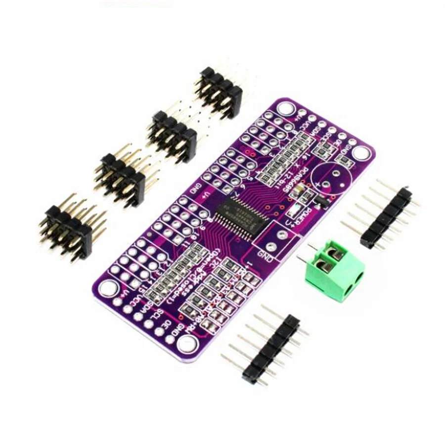 PCA9685 16-channel / 12-bit Fm + I2C bus PWM controller / rudder control module