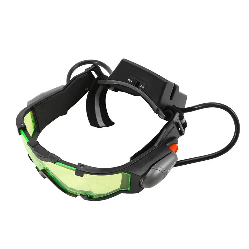 Compatible Night Vision Goggles Adjustable Kids LED Night Goggles for Racing Bicycling Hunting to Protect Eyes Children Gift