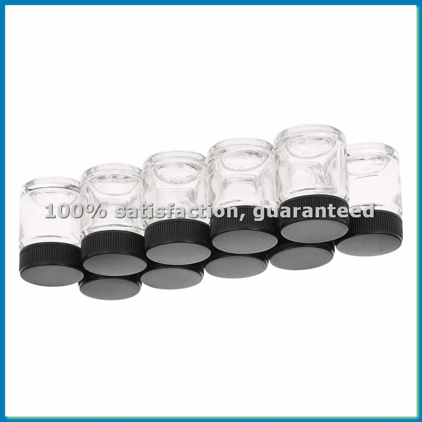 

Стеклянная емкость для аэрографа для нейл-арта, 22 мл, для краски и косметики, аксессуары для аэрографа, стаканчик для краски, 10 шт. - A10G