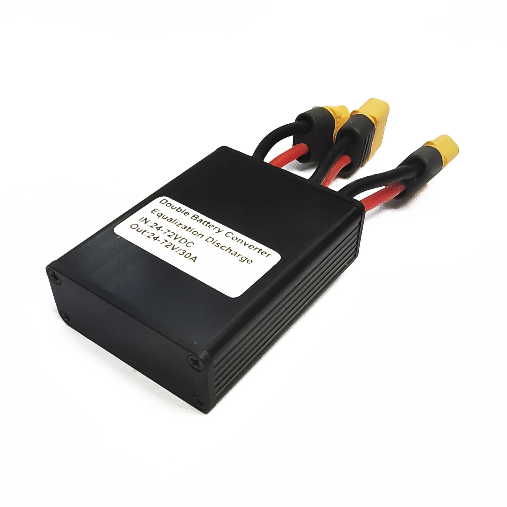 Electric Bike Double Battery Discharge Converter for 20V-72V E-bike Motor Dual Battery Parallel Module Adapter Balancer