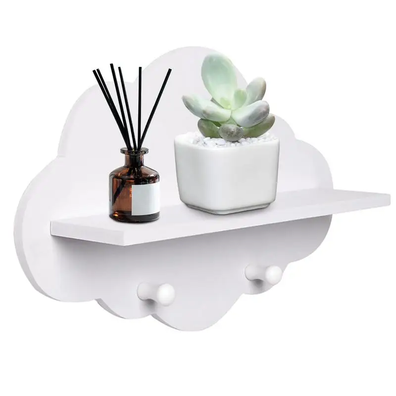 Cloud Floating Wall Storage Shelves Multifunctional Small Shelves Decorative Wall Storage Shelves For Books Photos Plants