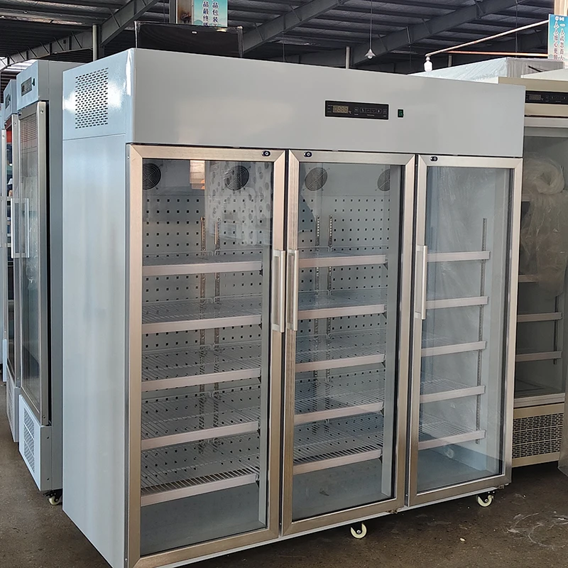 2~ 8 Degree Big Capacity Three Doors Pharmacy Refrigerator 1360L