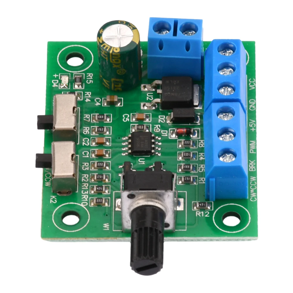 DC8-24V Brushless DC Motor Speed Controller Driver PWM Speed Control Board Pinpoint Regulator Forward And Backward Control 18KHz