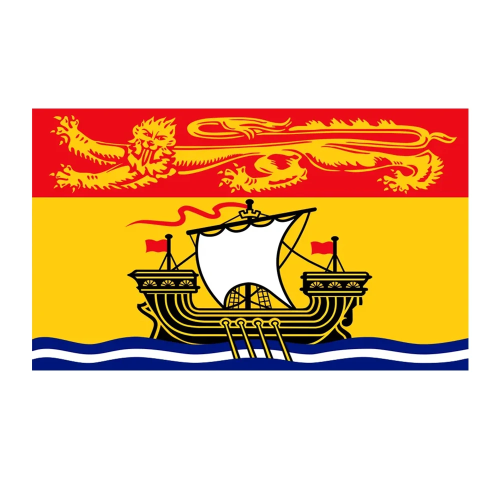 Flagnshow 100% Polyester Canada New Brunswick Flags