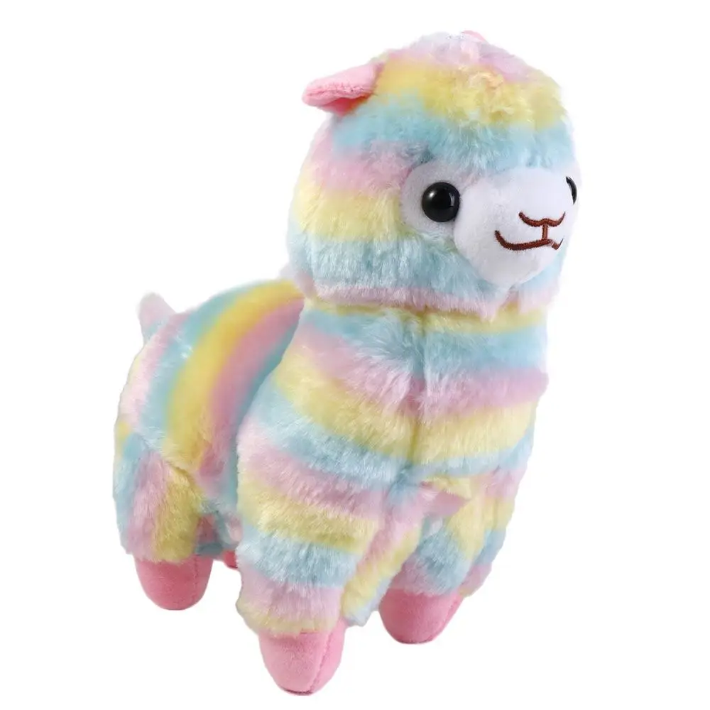 Marionnette jouet cadeau pour enfants dormir compagnon poupée cadeau peluche jouets alpaga peluche poupée maison peluches coloré alpaga poupée