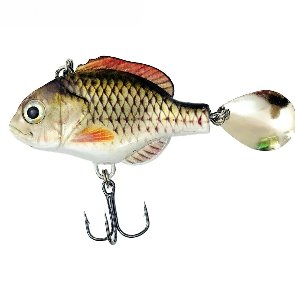 GREENSPIDER Sinking 3D Fish Eyes 60mm 35g Fishing Lure Bass Lure Hard Bait Lifelike  Artificial Wobblers Full Swimming Layer