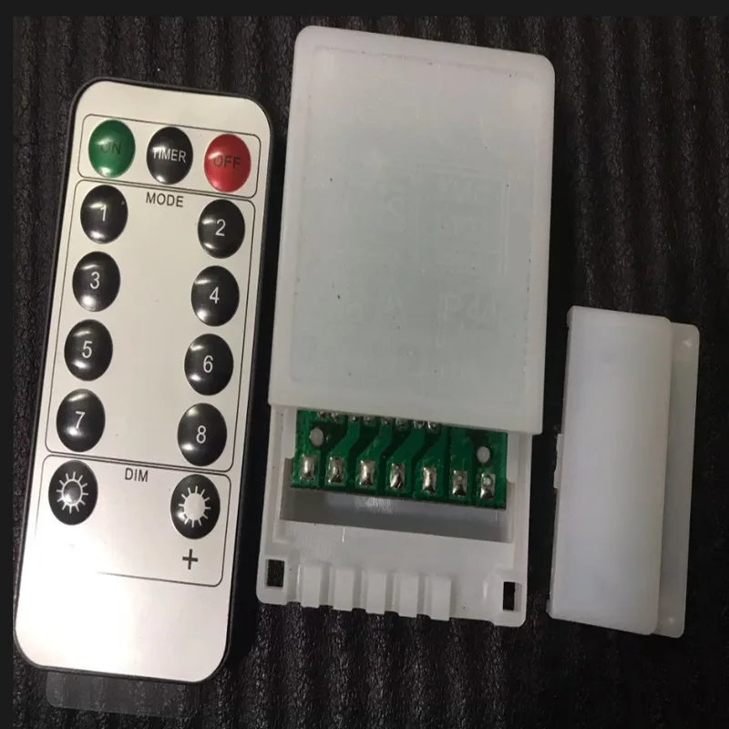 LED Remote Dimmer 8 Modes EK-04  Adjustment Sprograms controller for color Christmas garden Curtain net String lights