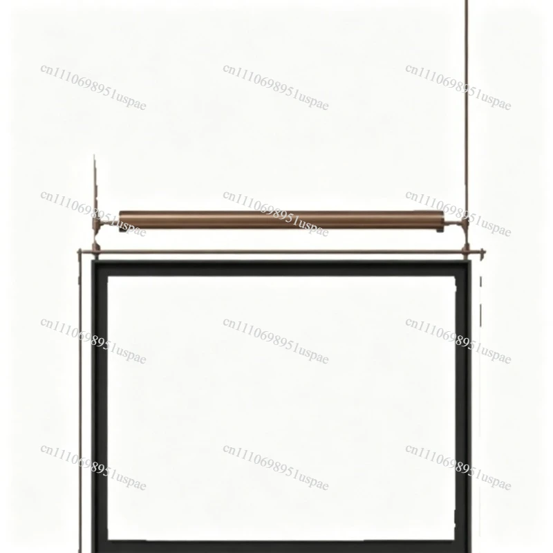Metal rod decorative picture frame three-dimensional hanging painting wall hanging decoration