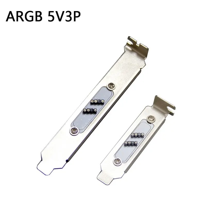 Computergehäuse ARGB Beleuchtungsausrüstung Schallwand Bit Steckdose Board Externe 5V 3pin Beleuchtung Kabel Steckdose Adapter Schallwände