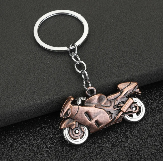 keychain racer Motorcycle Keychain Pendant Personality Key Chain For Male And Female Students