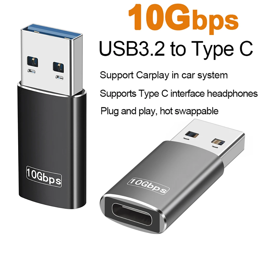 UGOjP USB 3.2 نوع C OTG محول USB A إلى نوع C محول كابل لماك بوك سامسونج هواوي Xiaomi مزدوج الوجهين 10Gbps Data Adap #2