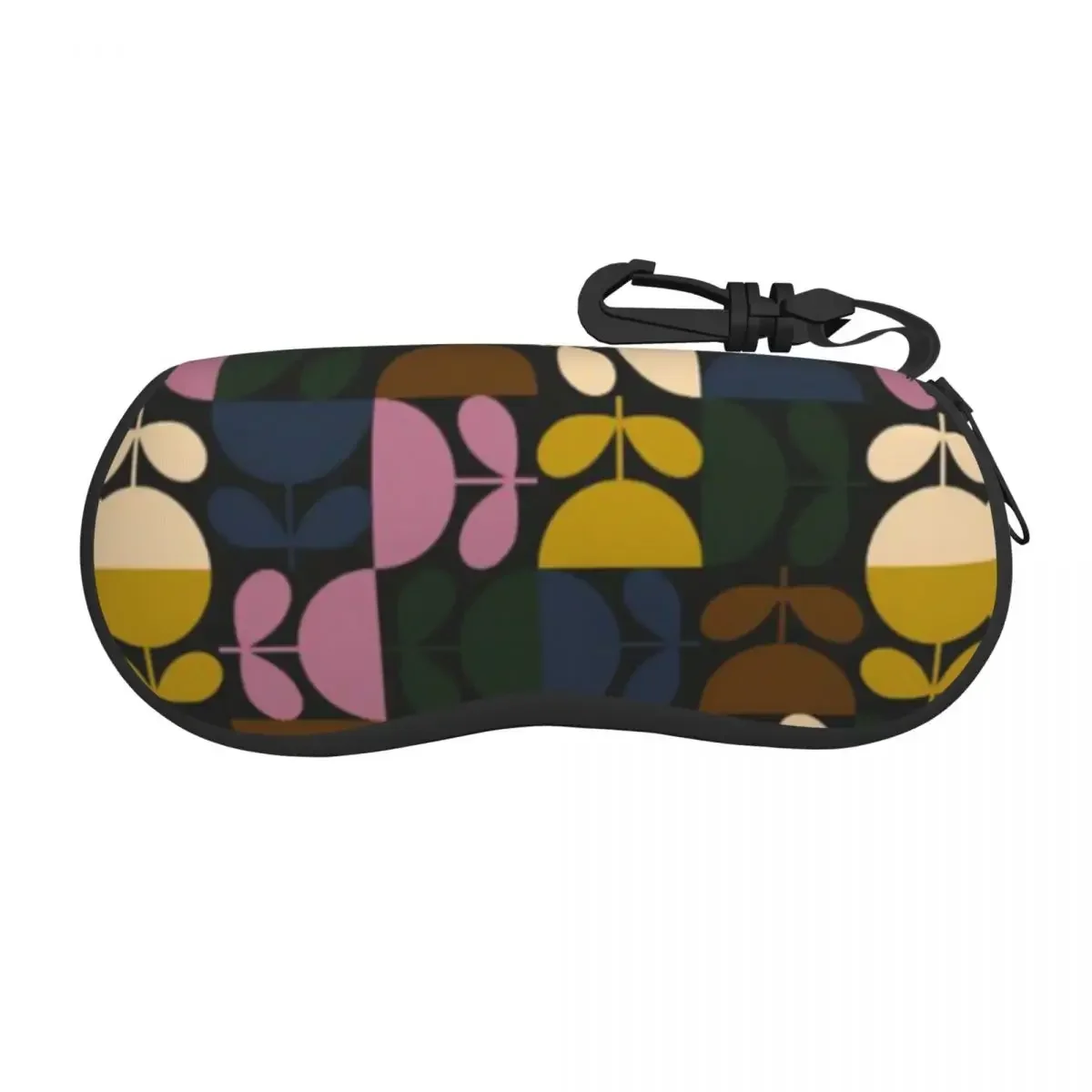 Orla Kiely Multi Stem Geometric Shell Eyeglasses Case Women Men Cute Scandi Mid Century Modern Glasses Case Sunglasses Box Pouch