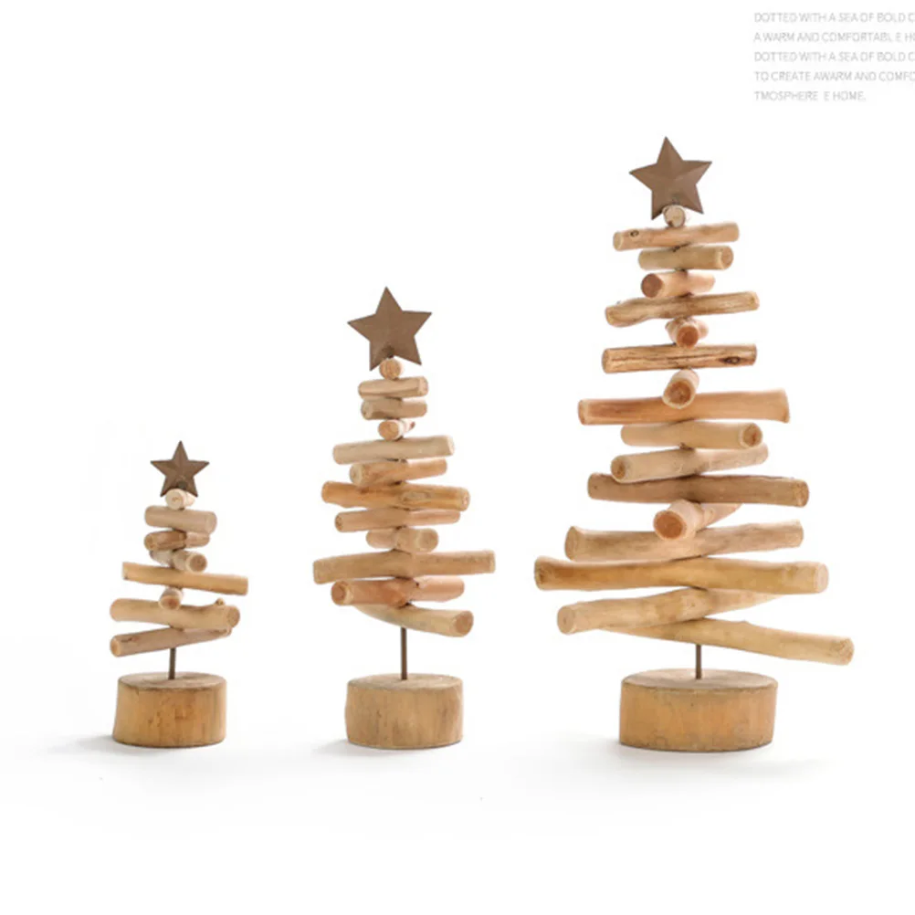 Weihnachtsbaumschmuck aus Holz, Premium-Handwerk, Weihnachtsdekoration für Zuhause, Wohnzimmer, Schlafzimmer, Büro, Party, festlicher Desktop-Anhänger