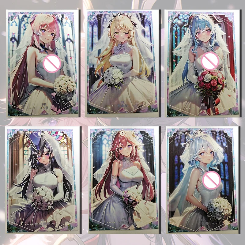 

Japanese Anime Goddess Story Pr Card Yae Miko Clorinde Furina Eula Ganyu Fischl Boy Toy Collection Birthday Christmas Gifts