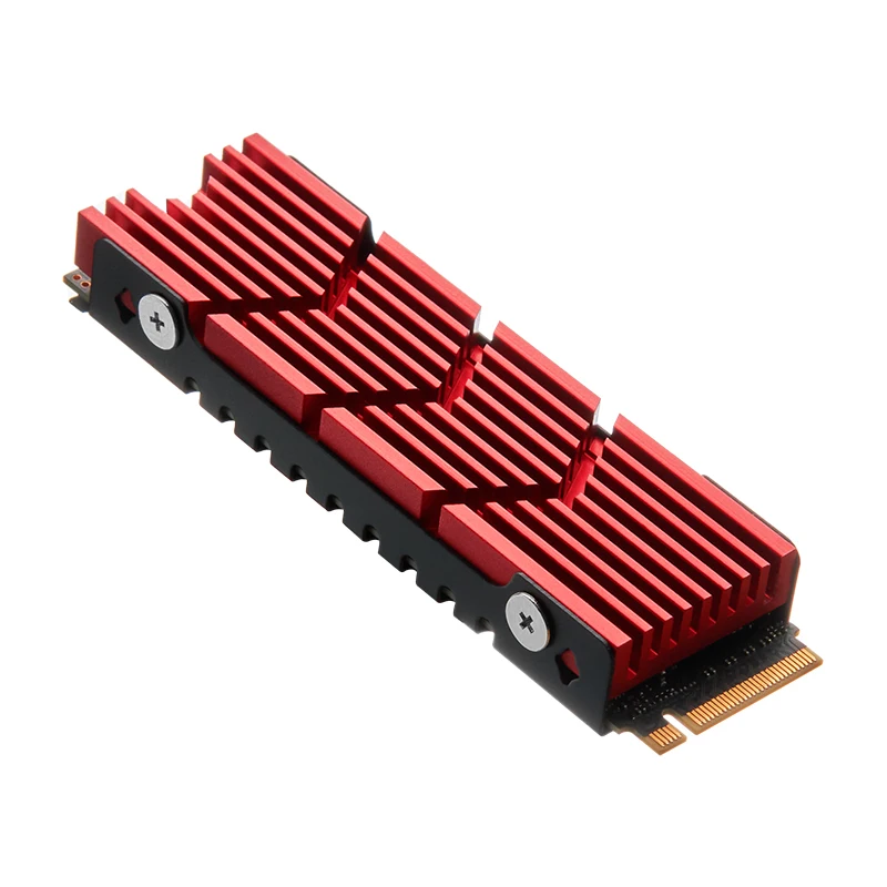 M.2 2280 SSD Radiator Heat Sink NVME NGFF SSD Cooler Radiator Aluminum Alloy with Thermal Silicone Pad for PS5 Game Console