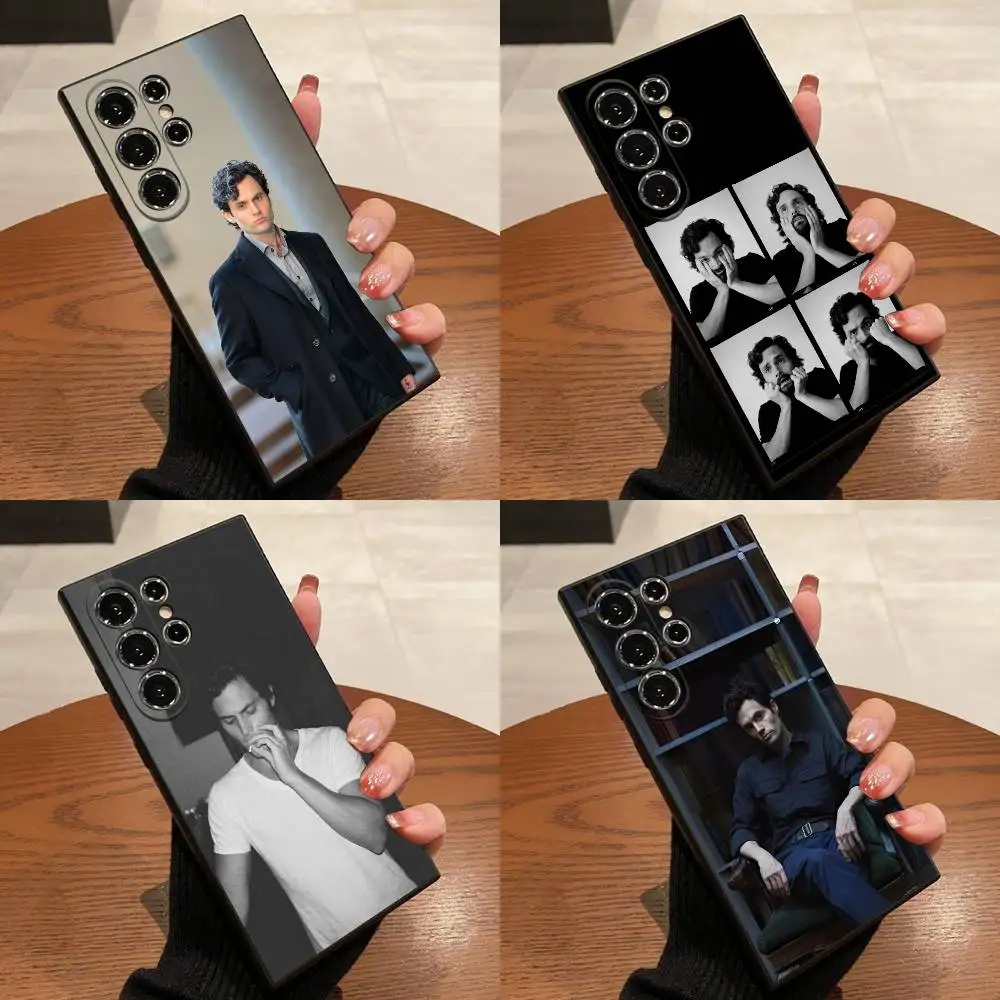 

Actor P-Penn Badgley Phone Case For Samsung S25,S24,S21,S22,S23,S30,Ultra,S20,Plus,Fe,Lite,5G Black Cover