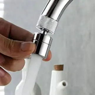 

Аксессуары для крана, аэратор, насадка для экономии воды 360° ° Поворотный адаптер, регулируемая головка для ванной комнаты с защитой от брызг, кухня