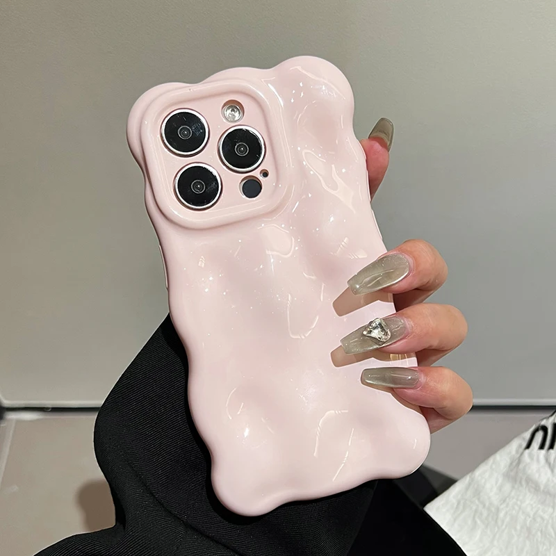 Glossy Light Pink 3D Bubble Texture Shockproof Case For iPhone 17 Air 16 15 13 12 11 Pro Max 14 Plus Soft TPU Phone Back Cover - AliExpress 202192403 Glossy Light Pink 3D Bubble Texture Shockproof Case For iPhone 17 Air 16 15 13 12 11 Pro Max 14 Plus Soft TPU Phone Back Cover - AliExpress 202192403