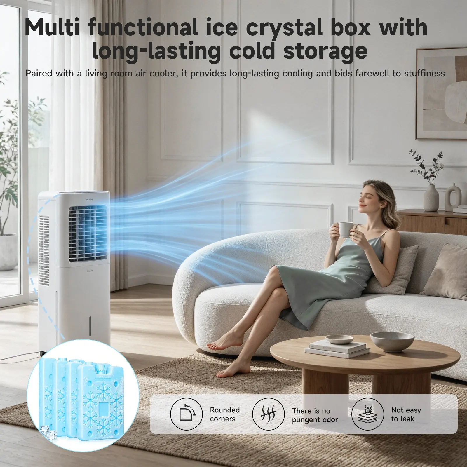 Reusable Ice Packs for Lunch Boxes 4 Pack Long Lasting Freezer Cooler Packs Slim Lightweight Portable