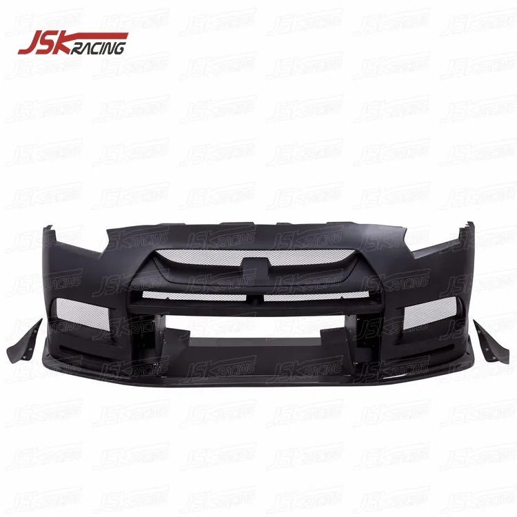 Parachoques Delantero de Fibra de Carbono Estilo T Racing para Nissan GTR R35 CBA DBA 2008-2016