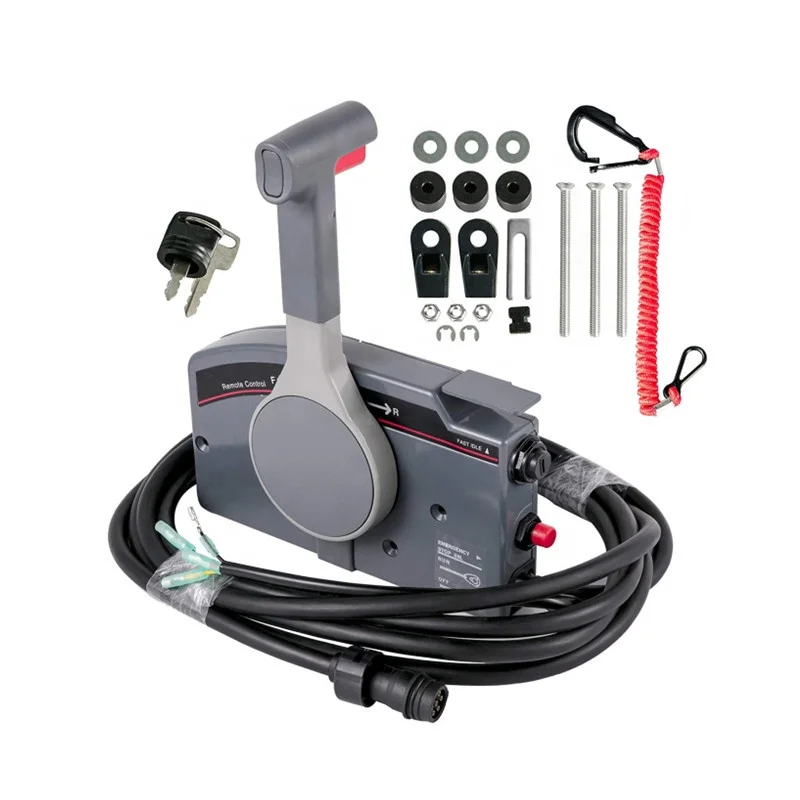 

Replacement New Outboard Engine Remote Control Box Assy 703-48230-14-P 7034823014P for Boat Motor 7 Pins Push to Open
