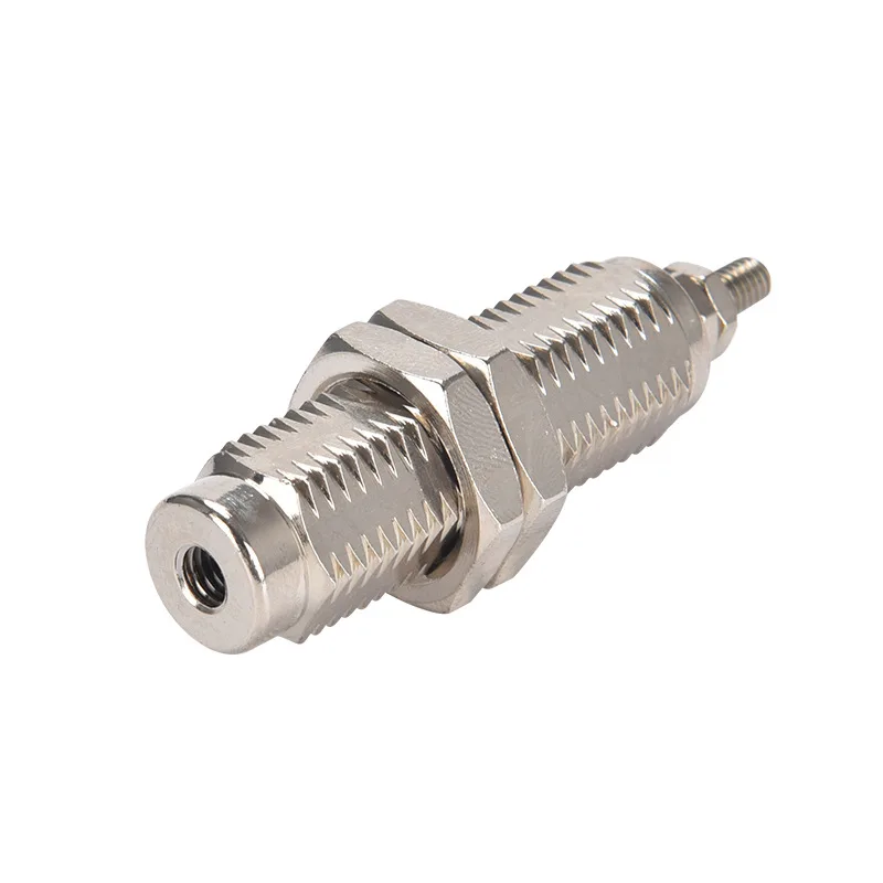 CJPB6 CJPB10 CJPB15 Mini Needle Pneumatic Cylinder External Thread Single Action Air Cylinder 5/10/15/20mm Stroke