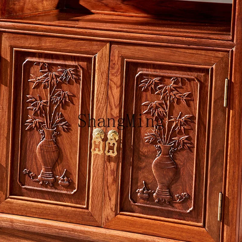 CL tea cabinet dining side Chinese solid wood furniture mahogany furniture antique kitchen pantry cabinet
