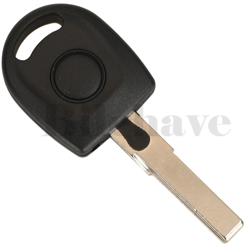 jingyuqin For Volkswagen VW Polo Golf for SEAT Ibiza Leon SKODA Octavia Chip Shell Uncut HU66 Blade Key Case With light