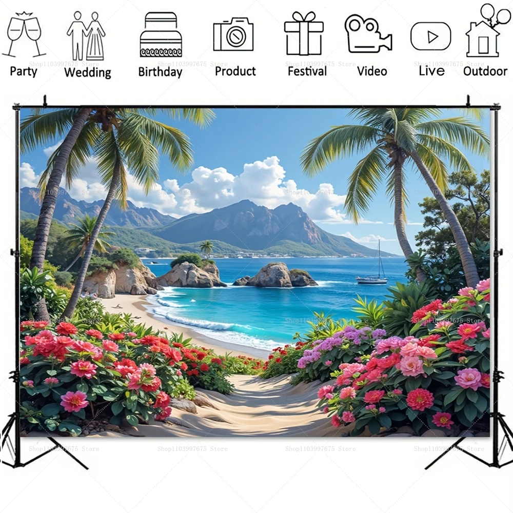 Fondali con vista al mare sull - Summer Clothing Banner recensione e prezzo