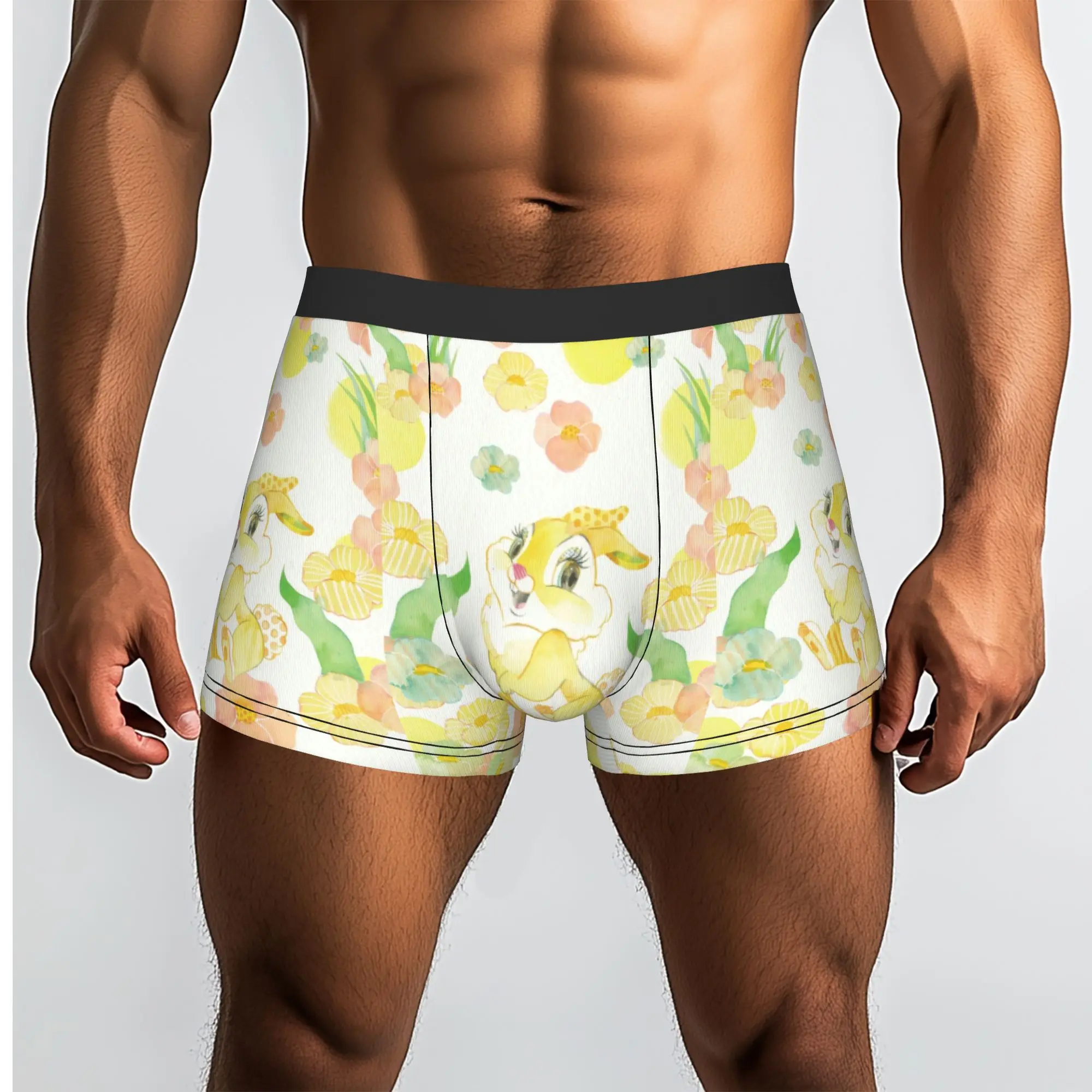 Customized B-Bambies Anime Underwear Male Printed  Boxer Briefs Shorts Panties Soft Underpants