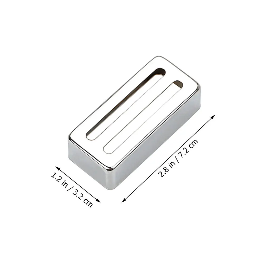 

Pickup Cover Instrument Accessory Metal Material High Durability Practical Design Pickups Cover Metal Pickup Covers