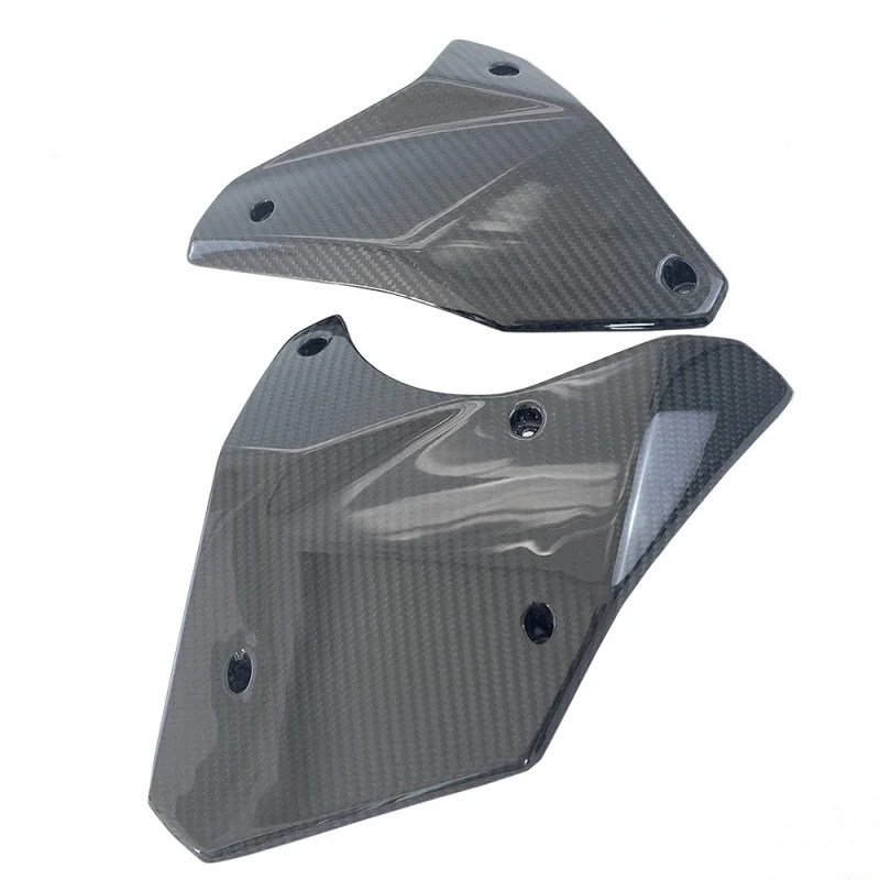 Acessórios adequados para modificação de motocicleta H2 Tampa da placa inferior do motor de fibra de carbono 2015+