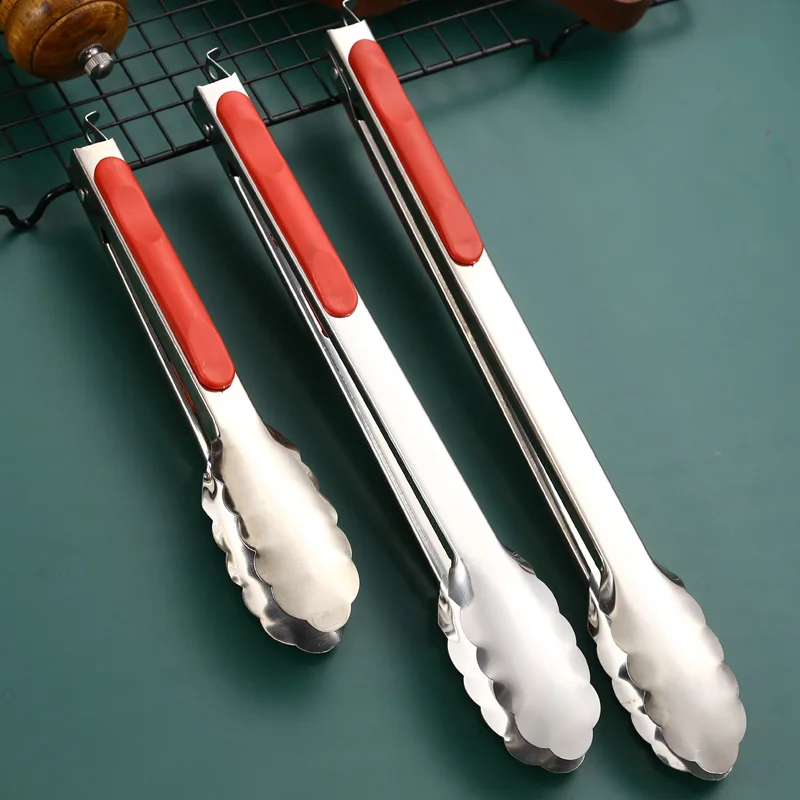Heavy-Duty 201 Stainless Steel Food Gripper for Hot Foods – Heat-Resistant Multipurpose Kitchen Clip – Available in 9 12 14 Inch