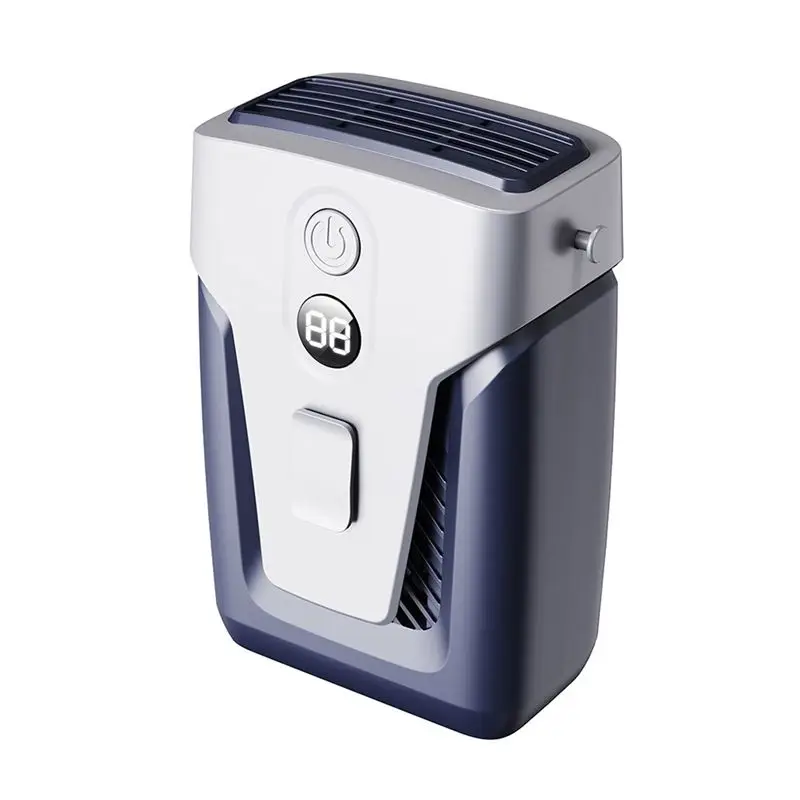 

M04K USB Handheld Fan Clip-On 3.7V/1.2A Small Air Conditioner Bladeless 12000Mah Power Bank 3-Gear Wind Mute