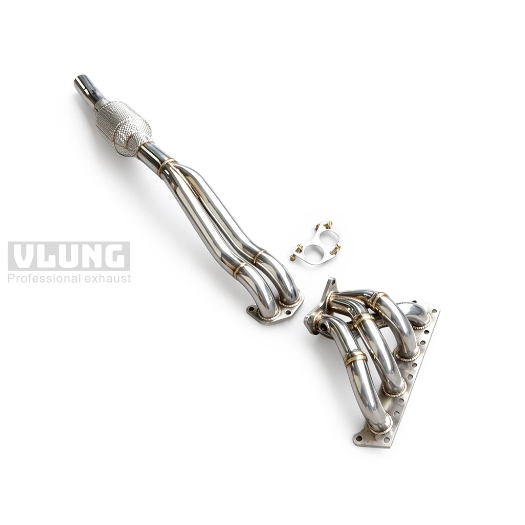Stainless Steel 421 Exhaust Header Manifold Fit VW Golf MK4 1.8 BAF Engine 2003-2007 Racing Modified Exhaust System