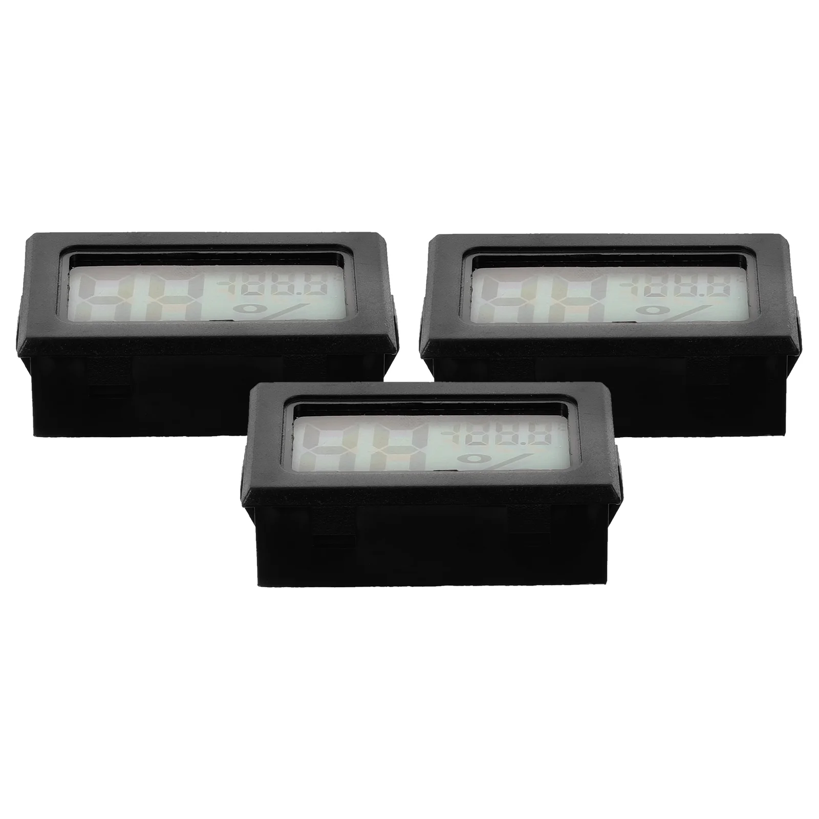 

3 Pcs Mini Hygrometer Thermometer Portable Digital Hydrometer for Humidity Abs Plants