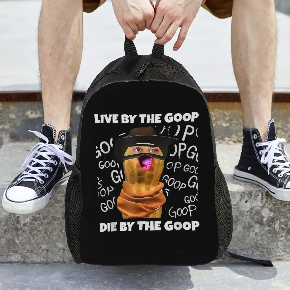 

The Burnt Peanut Bungulator Goop Goop Backpack Daypack Large Capacity Children BookBag School Bag Shoulder Bags for Men Women