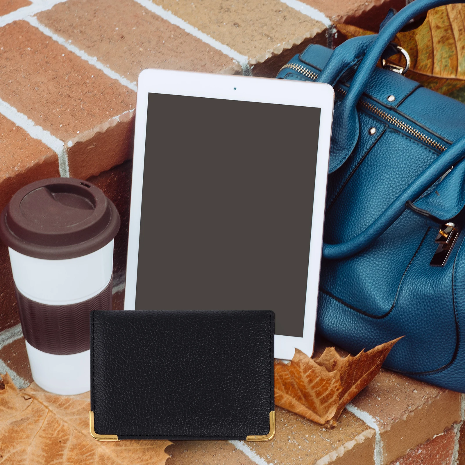 

1pc Pu Cards Pack Protective Sleeve Id Holder Credit Sleeve Multi Grid Bank Bag For School Work Shopping Use