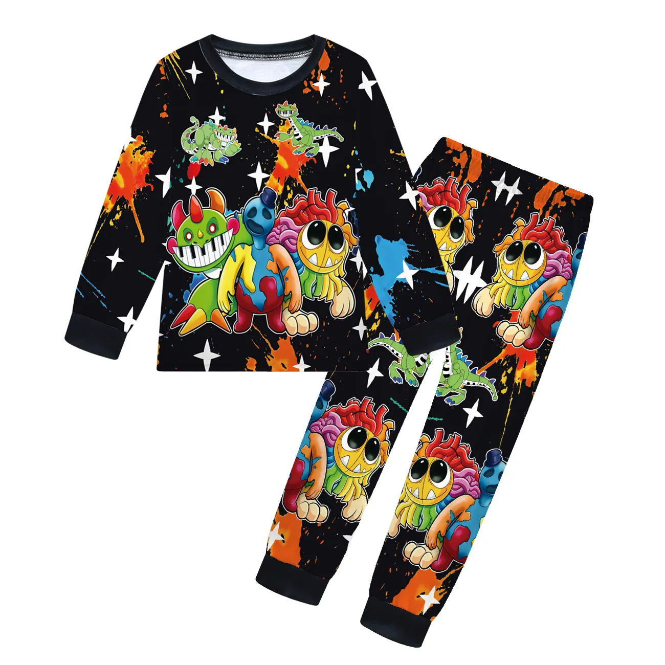 Kids Set Lion Yarnaby Clothing Girls Nightmare Critters tops and pants Toddler Girls Birthday Party Gift Pajamas