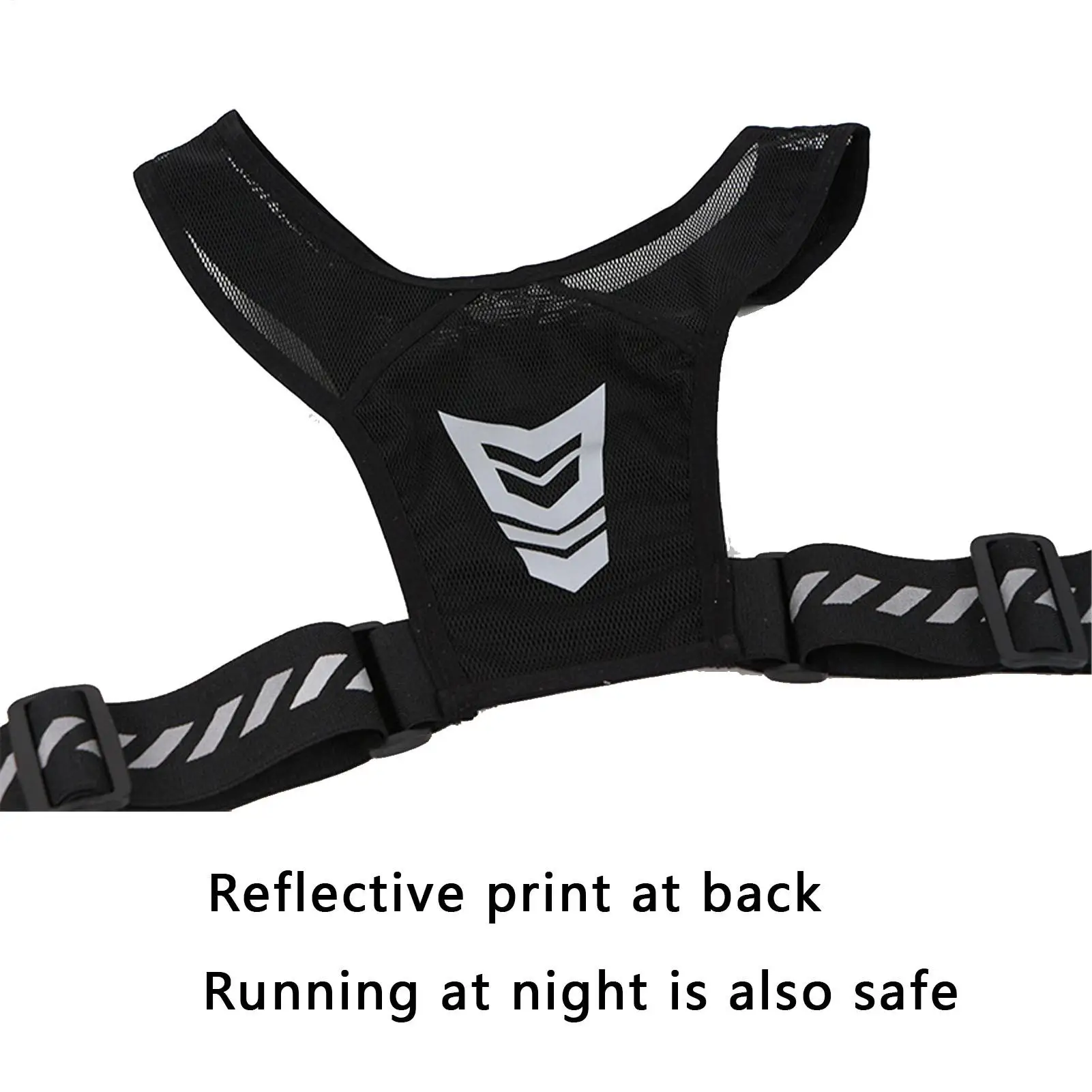 Running Vest For Men Reflective Hiking Chest Pack Hiking Water Bottle Backpack For Women Men Runners Hikers Campers Fishermen