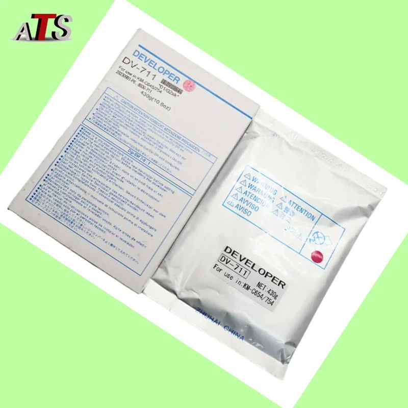

DV711 Developer Powder For Konica Minolta Bizhub C654 C754 C654e C754e 758 CMYK Developer