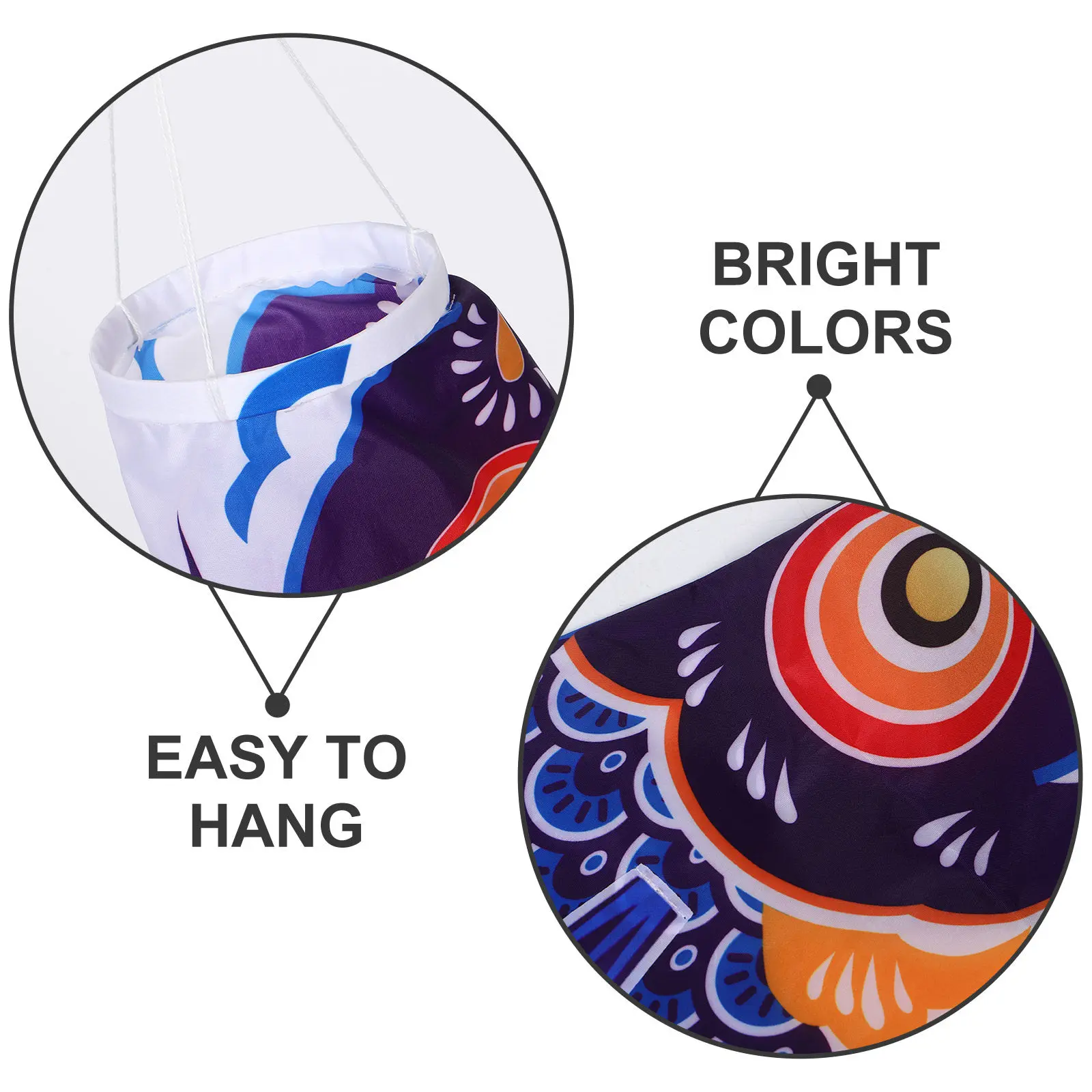 Japanese Fish Flag Windsock 39 Carp Streamer Traditional Koinobori Outdoor Garden Banner Japanese Windsock