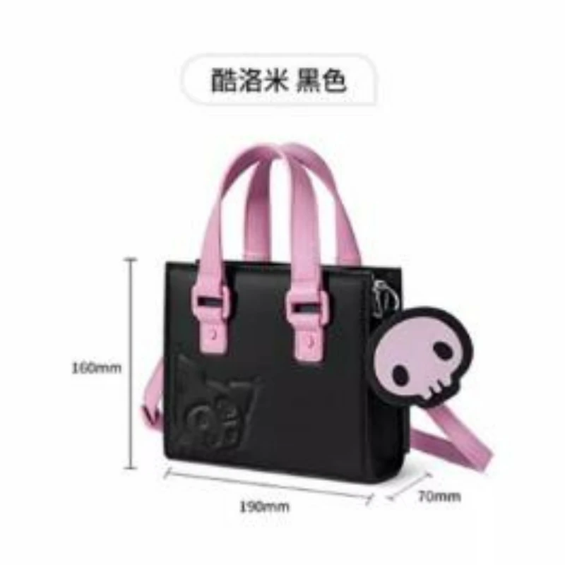 Tas bahu wanita Sanrio Hello Kitty hadiah ulang tahun, tas selempang Kuromi tren mode tas tangan mewah baru 2024