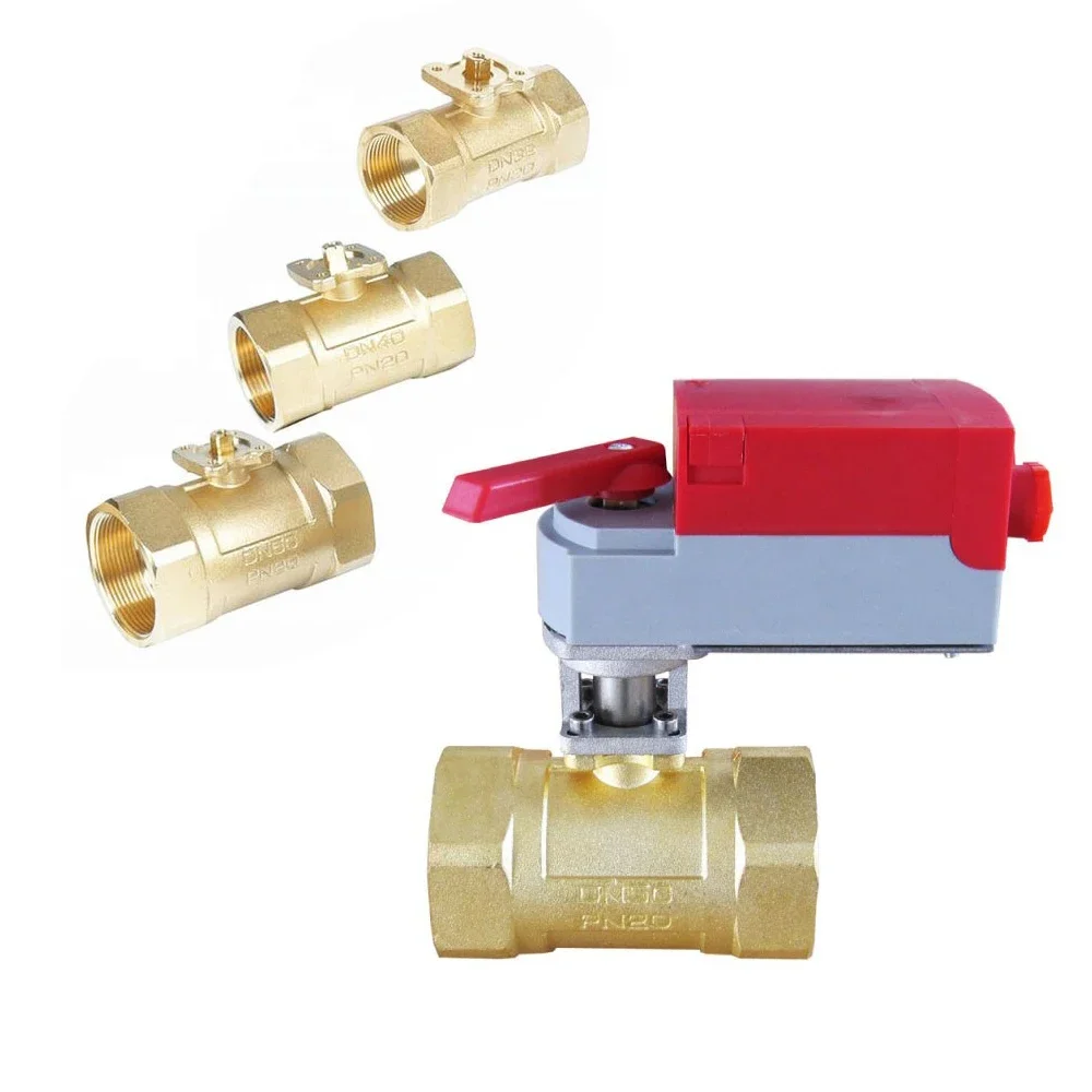 HVAC-2 Way Ball Valve com Energy Saving Systems, Modulando Atuador Motorizado