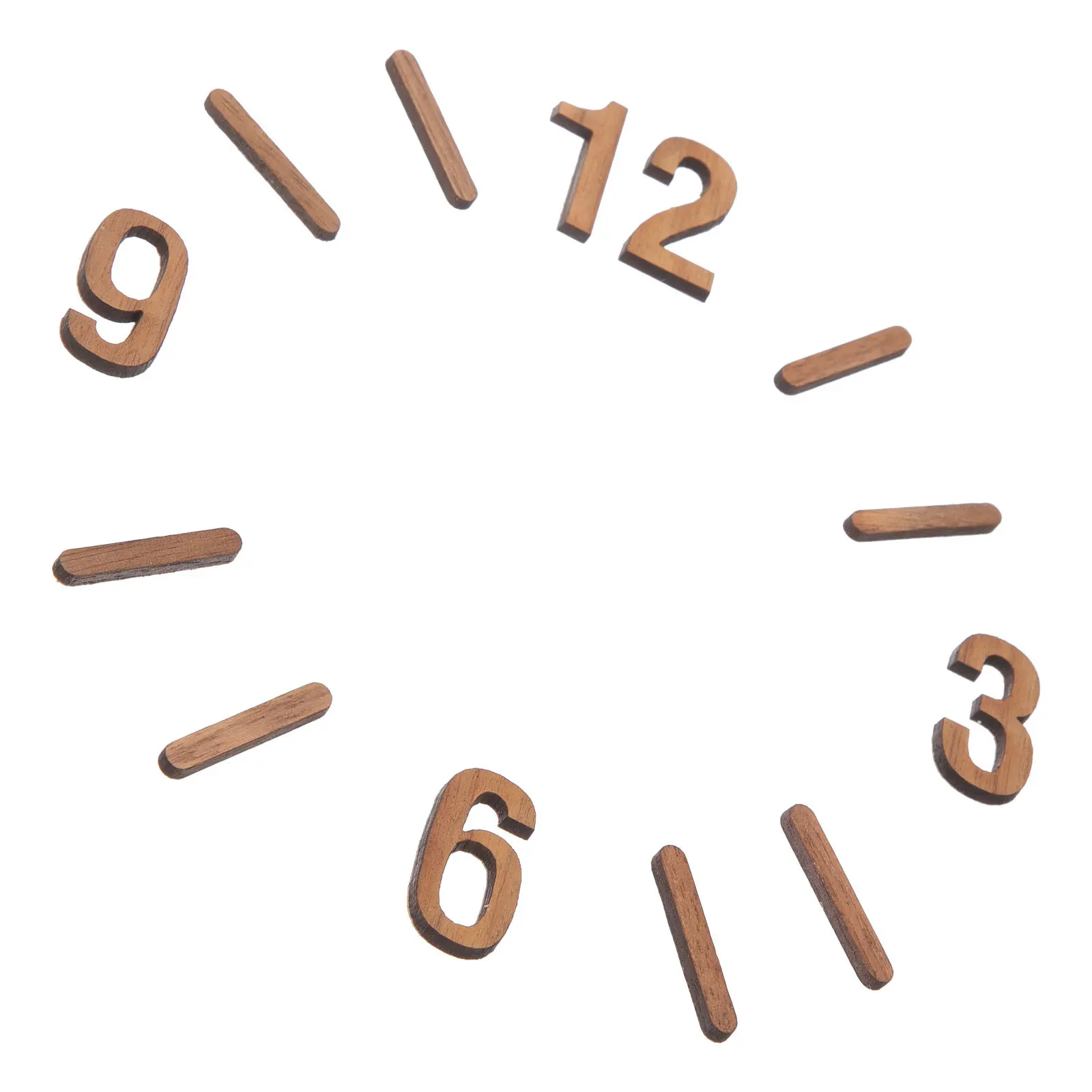 1Set Replacement Clock Numbers Delicate Design Easy Installation for DIY and Home Decor Clock Numbers Hands Replacement Parts