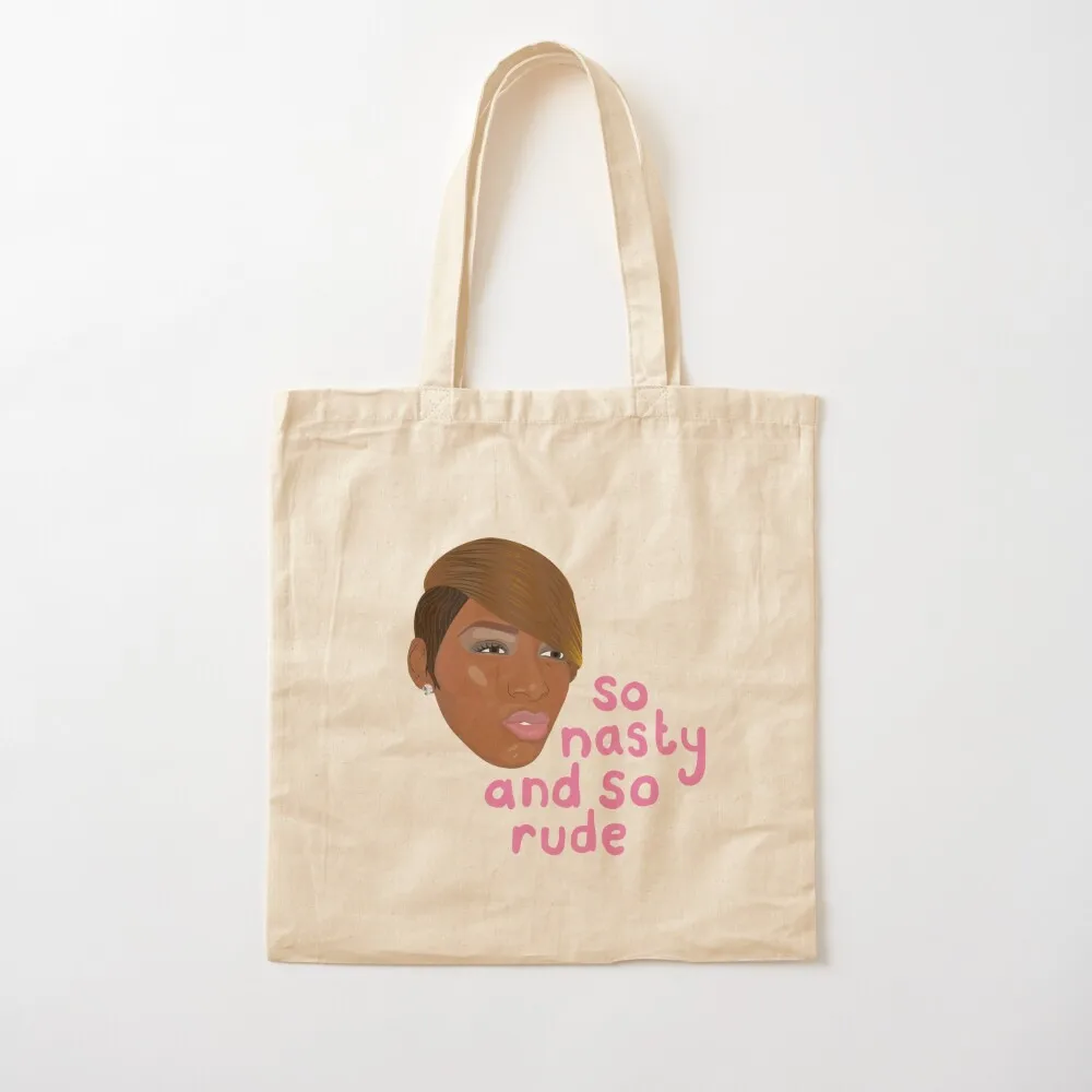 NeNe Leakes - Real Houswives Of New York - So Nasty And So Rude Tote Bag reusable grocery bags Canvas Woman shopper bag