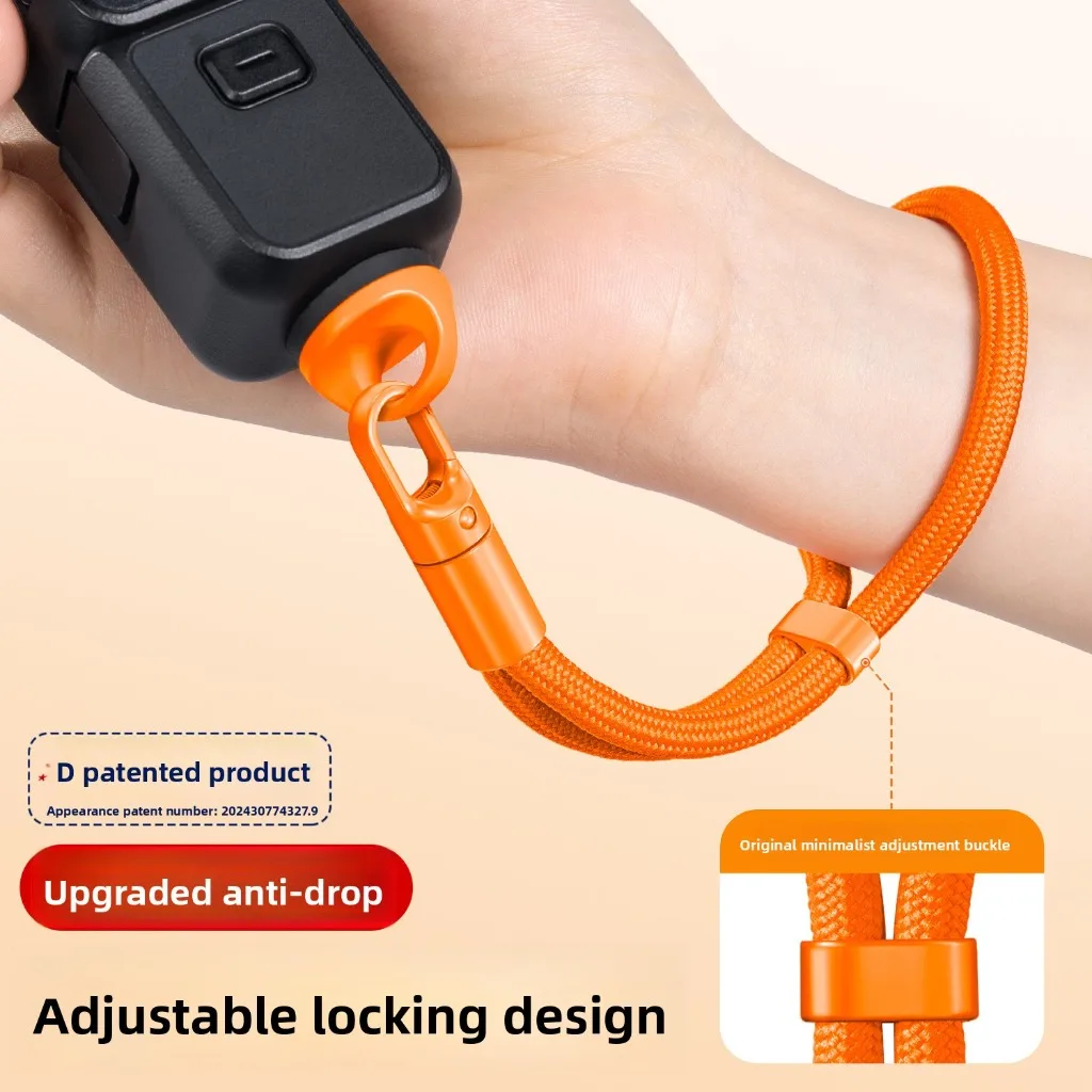 Anti-lost Wrist Hand Strap For DJI Pocket 4 Pro/4/3 with 1/4 Screw Camera Self-locking Rope Belt Anti-fall Lanyard Accessory