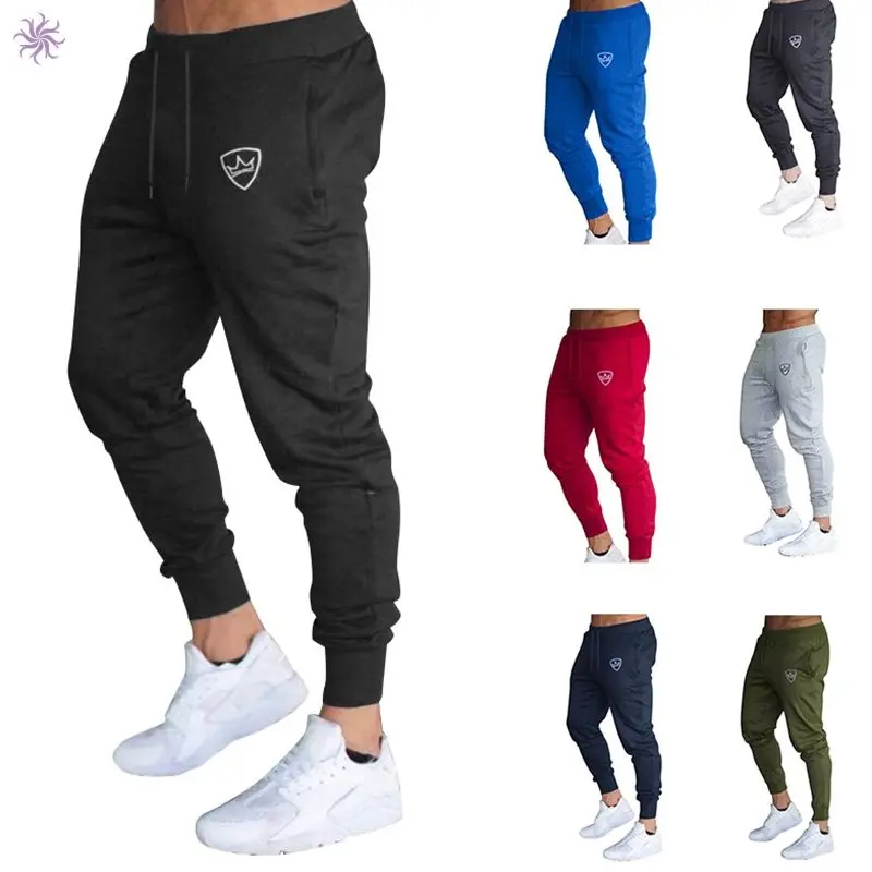 

Men's Gym Sport Pants Fitn Bodybuilding Long Trousers Straight Leg Casual Autumn Faion Men's Clothing