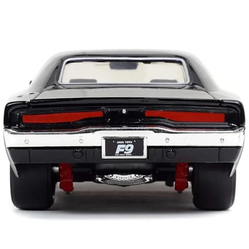 Jada 1:24 rápido e furioso f9 dom 1970 dodge charger diecast carro modelo de liga de metal brinquedos para coleção de presentes